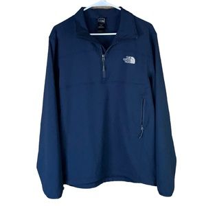 The North Face Nimble Zip Shirt navy blue 1/4 zip Size Medium